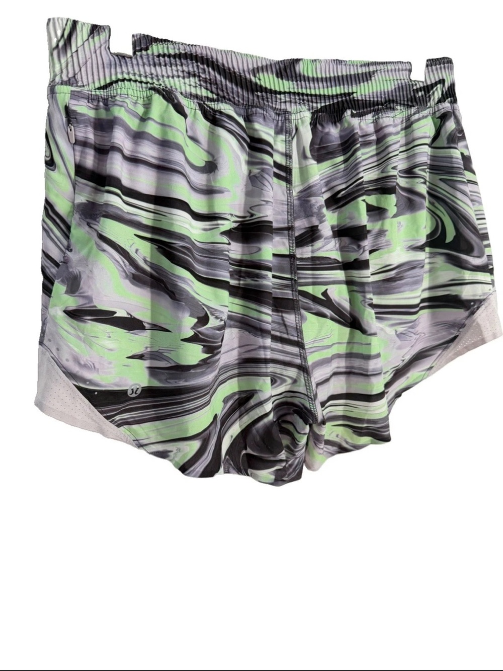 Lululemon Hotty Hot‎ High Rise Short 4" Special Edition Size 10 In Paint Glide - Picture 11 of 13